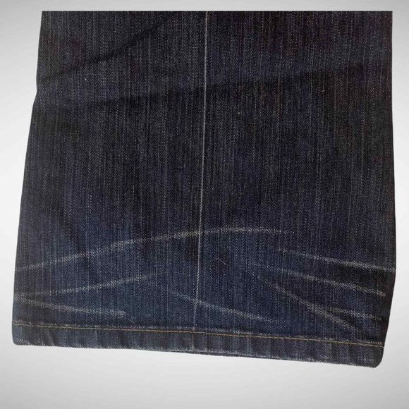 Maurices Molli Flare Leg Jeans Sz 3/4 Long Meas 30x 34.5 Inseam Tall Bell Bottom - Picture 8 of 12